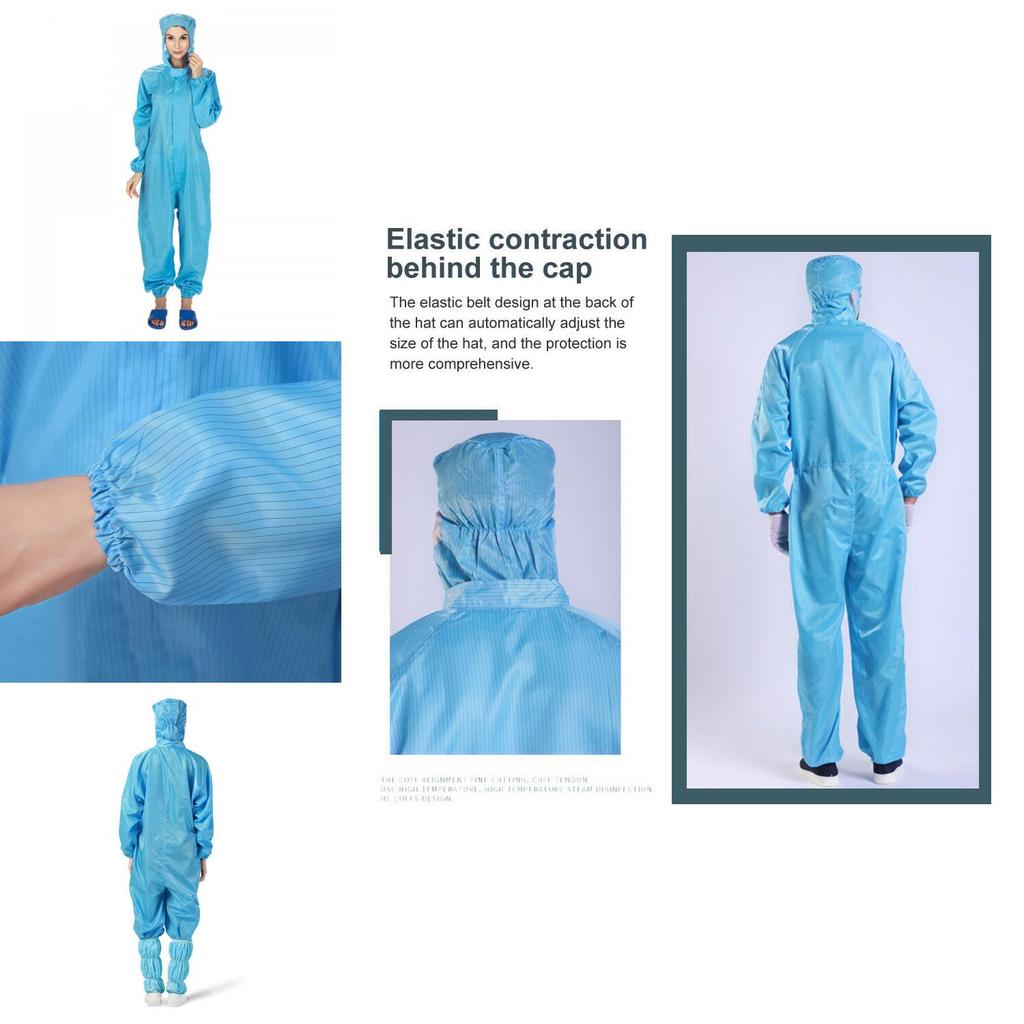 Premium Unisex Schutzoverall mit Kapuze für vollständige Isolation und Sicherheit