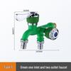 Dual-Head Multi-Function Washing Machine Faucet: 3-Way, Single Cold, Quick Open