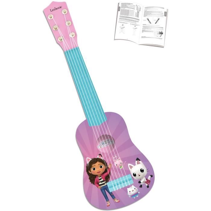 Lexibook - My First Guitar Gabby and the Magic House - 53cm - Learning Guide Included