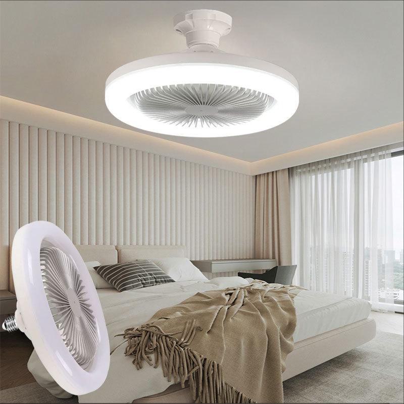 E27 LED Ceiling Fan Light with Remote Control - High Brightness, Energy-Saving, Eye-Friendly for Home and Kitchen