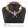 Bohemian Ocean Bead Necklace Women Beach Style Fashion Jewelry
