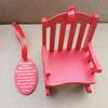Rocking Chair Fine Workmanship Delicate Exquisite Christmas Decor Mini Rocking Chair for Home