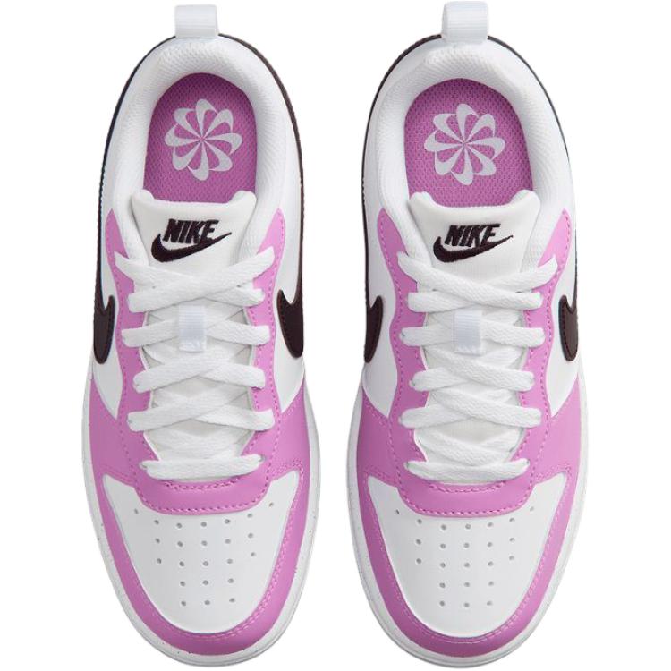 Nike Court Borough Recraft Versatile Comfortable Low-Top Kids Skate Shoes Kids sneaker Pink White DV5456136