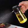 Flacone Spray per Olio d'Oliva per Versare Olio da Cucina Spezie Campeggio Dispenser con Coperchio Automatico Agitatore per Spezie