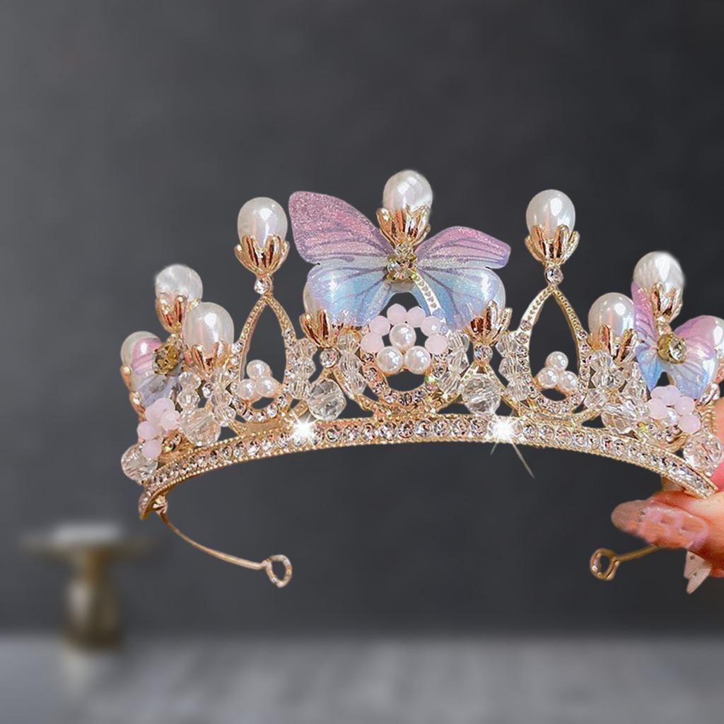 Bridal Crown Headdress Rhinestone Crown Wedding Veil Diamond Clothing Eighteen Year Old Adult Ceremony Birthday Princess Hair Accessories