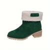 Femmes Hiver Fourrure Chaud Bottes de Neige Dames Bottines Chaudes en Laine Bottine Chaussures Confortables Grande Taille 36-43 Décontracté Femmes Bottes Mi-Mollet