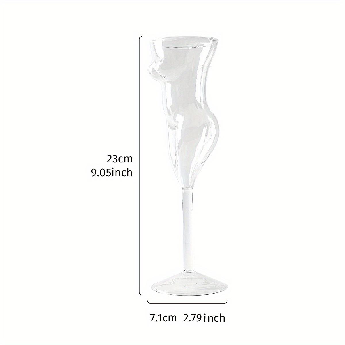 

Unique Cocktail Glasses Set Creative Wine Glass Twisted Design Transparent Art Barware for Whiskey Cocktail Fun Home Bar Decor чистый
