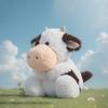 Kawaii Milk Cow Stuffed Animal Doll Toy Cute Milk Cow Pillow Cartoon Stuffed Animal Toy Kids Appease Toys Birthday Gift