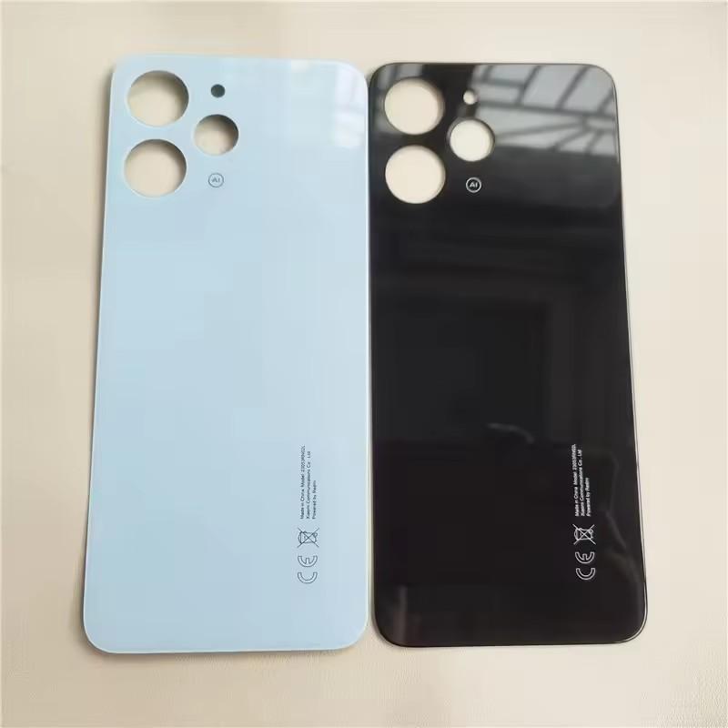 Phone Housing Rear For Xiaomi Redmi 12 4G Glass Battery Back Cover Case