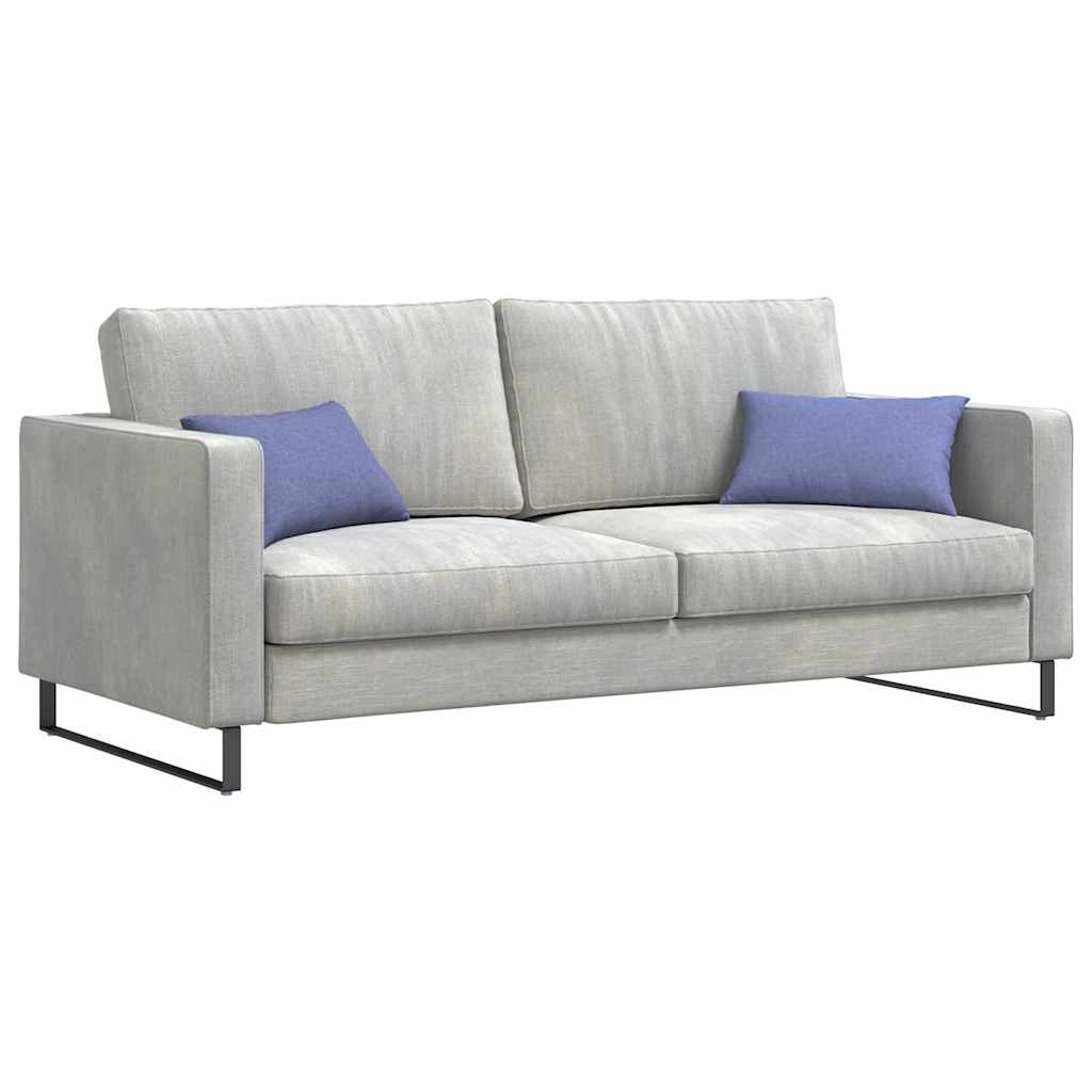 Sofa Cushions 2 Pcs Denim Blue 50 X 30 Cm Fabric