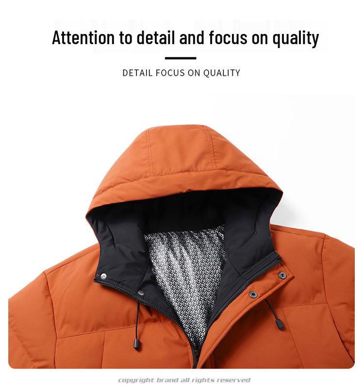 Men's 2025 Winter Graphene Cotton Jacket - High-Quality, Trendy, and Cold-Protective