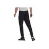 adidas Solid Color Logo Print Fitness Sports Long Pants Men Bottoms Black HL8771
