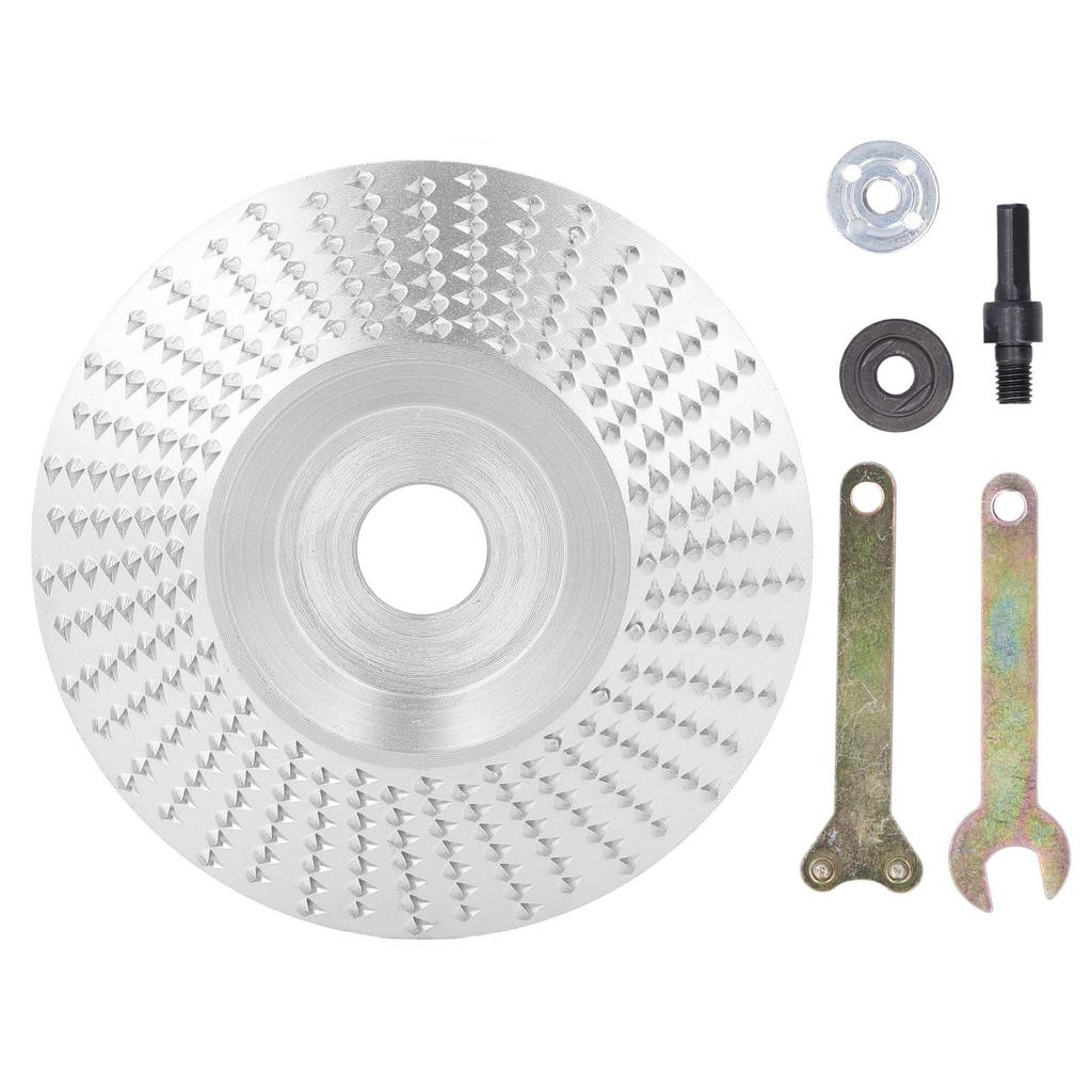 Grinding Shaping Disc Tungsten Carbide 100mm OD 16mm Hole Dia for Angle Grinder Woodworking