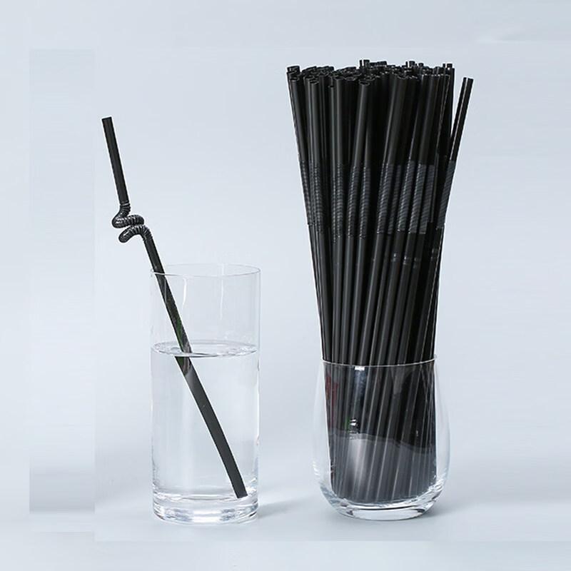 

ZISIZ Disposable Art Bendable Straws
