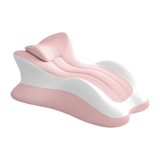 Подушка для ягодиц для пар 3D Изогнутая Волнистая Подушка для спины Поддержка в нескольких положениях Подушка-клин из пены с памятью для лежания и сидения в кровати Интимность пар A розовый 4520₽
