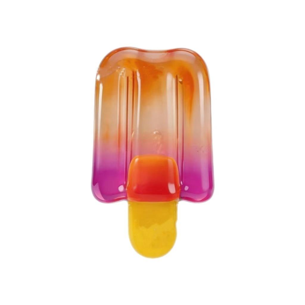 Tpr Popsicle Pinch Music Decompression Sensory Toy Transparent Ice Cream Pinch Music *2pcs