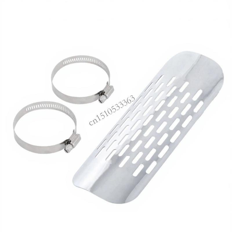 Motorcycle Exhaust Pipe Protectors Heat Cover Guards Antiscalding Cover For Most Motorcycle Model 090E