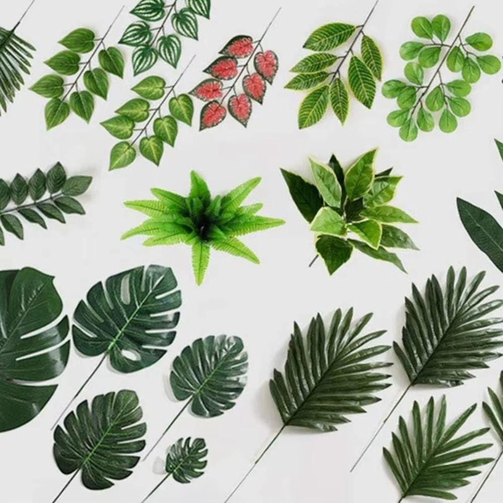 100Pcs DIY Handmade Simulation Plant Stem Green Artificial Flower Stem  Wedding Celebration