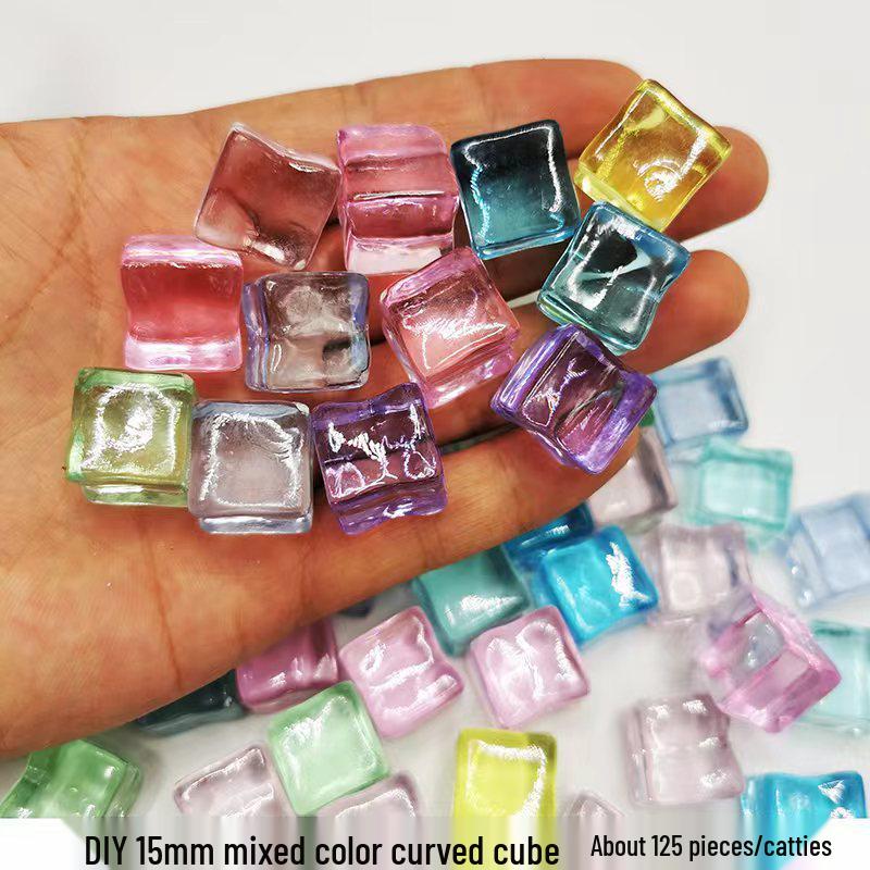 Colorful Mini Acrylic Milk Bottle Cartoon Ornaments - Cute Handmade DIY Decorative Accessories