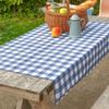 Dulton Plaid Print Tartan 1100 x Envelops Your Dining Table in Nostalgia and Warmth Tablecloth, Blue, Check, 1400mm, MZ-0456BL,
