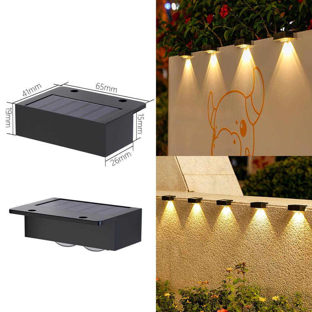 Automatic Solar Decorative Lights: Outdoor Wall, Stair & Balcony Illumination