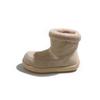 Retro platform snow boots women's 2025 new autumn and winter non-slip with skirt soft-soled velvet cotton shoes