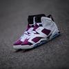 Air Jordan 6 Retro GG 'Vivid Pink' (Unisex) White / Vivid Pink-Brght Grp-Black Kids' Basketball Shoes 543390 127