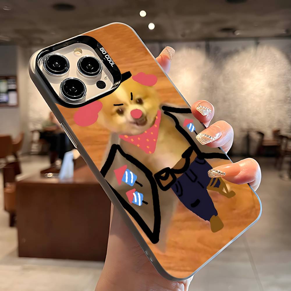 

P-Puppy-in-C-Clothes Phone Case For IPhone 17 16 15 14 13 12 Mini 11 8 7 Pro Max Plus Colorful Phone Case iphone13mini
