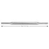 Silver Rolling Pin 304 Stainless Steel Dough Roller Durable Pizza Dough Roller  Bakery Pizzeria