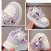 Spring New Cute Fashion Versatile Leather Soft Bottom Non-slip Girls Sports Shoes