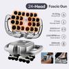 2026 New Gift 24-Head Fascia Gun 9 Modes High Frequency Vibration Body Massage Gun Back Neck Shoulder Waist Massager Muscle Masajeador