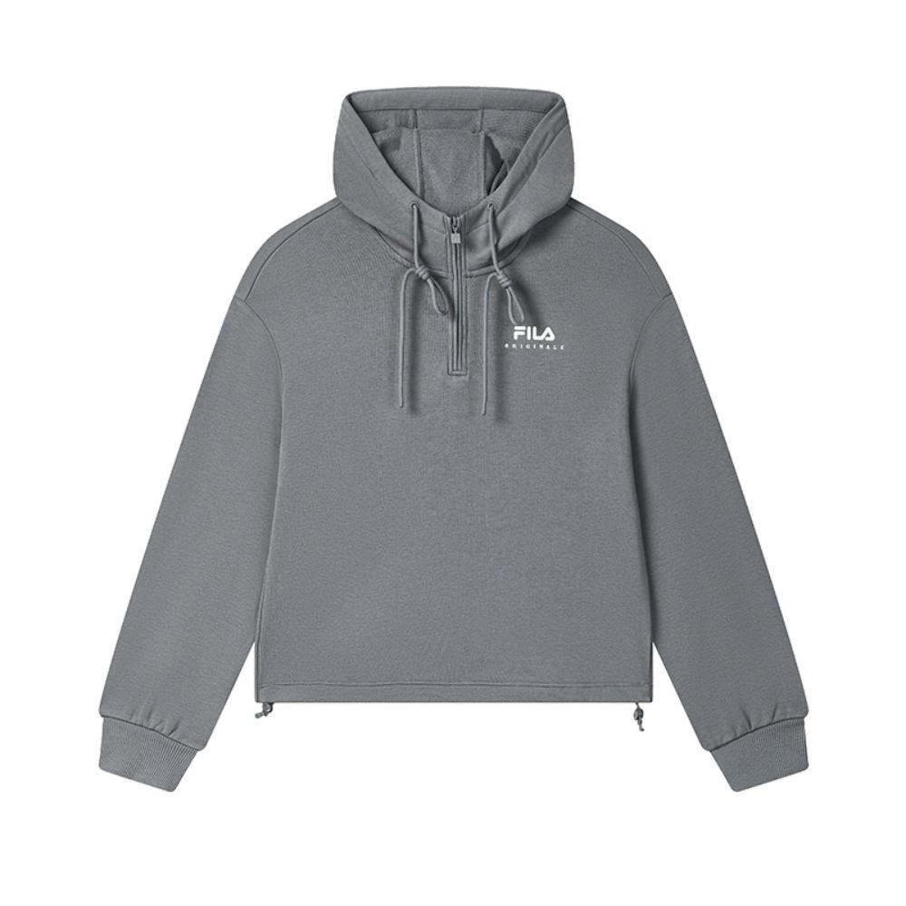 New FILA ORIGINALE Sweatshirt Women's Cloud Trace Gray F11W539209FDY