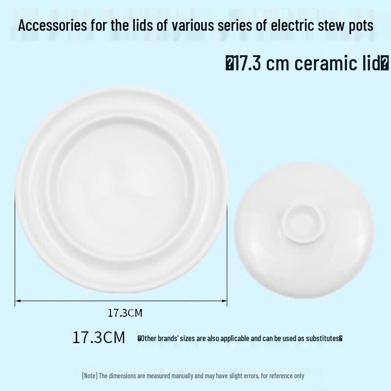 Replacement Ceramic Lid for Electric Stew Pots