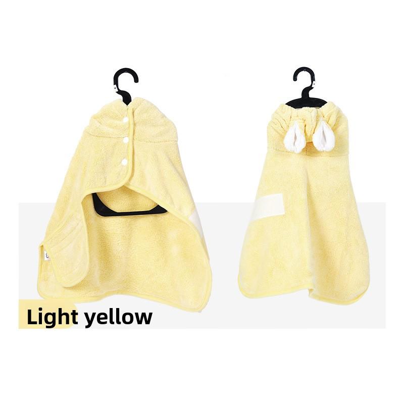 Haustierspezifischer Bademantel, Schnelltrocknendes Absorbierendes Handtuch, Super Absorbierendes Wischtuch für Katzen und Hunde, Universell für Katzen und Hunde