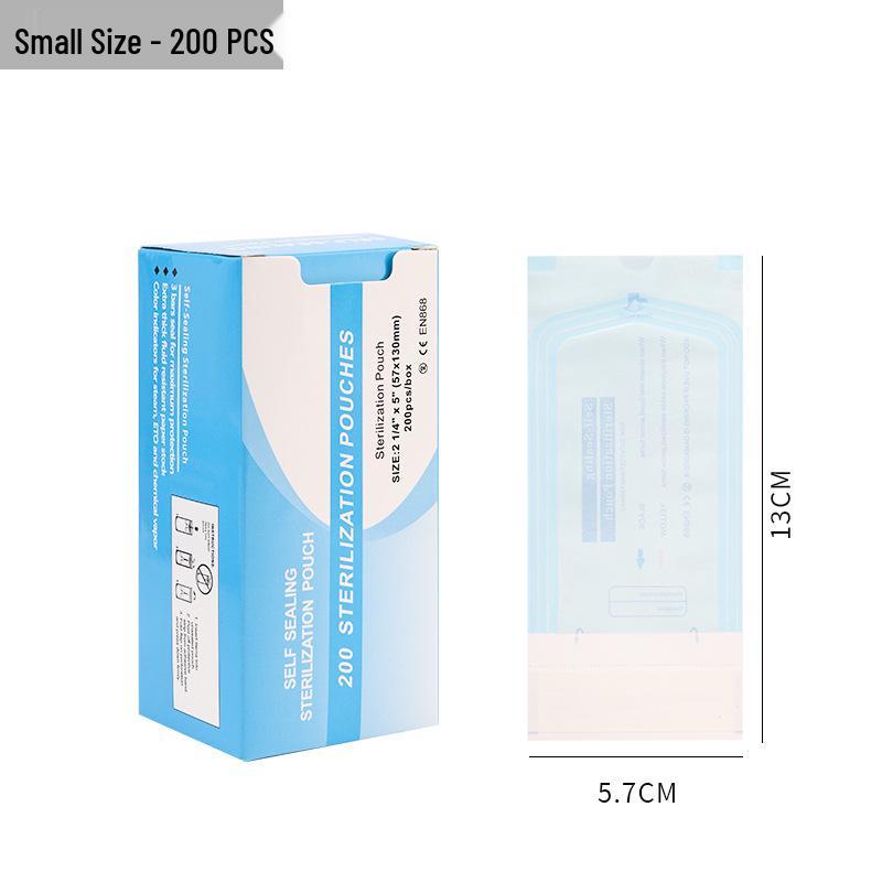 Самозапечатывающийся одноразовый пакет для дезинфекции маникюрных инструментов - Хранение кусачек для кутикулы и пинцета.