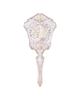 Flowerknows Specchio da Mano Portatile per Trucco Knight Unicorn Shell Pearl Collection Alta Bellezza
