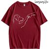 Tshirt Paw Friend Fist Animal Dog Owner Valentines Day Gift High Quality Cotton Women Fashion Loose Short Sleeve Oneck Tee