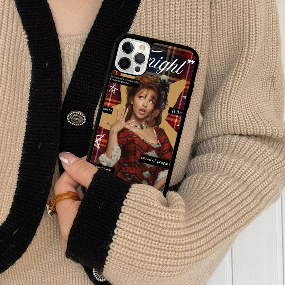 Singer Pinkpantheress Phone Case Wireless Charging PC+TPU For IPhone 11 12 13 14 15 16 17 Pro Max Plus Case