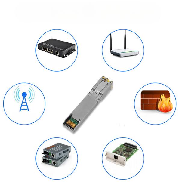10G Adaptive Ethernet Module RJ45 Port, Optical To Electrical Conversion, 30m Range, Compatible with Huawei, ZTE, and Intel