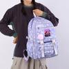 Anime K-Pop Demon Hunters Printed Backpack Large Capacity Bookbag Laptop Unisex Student Boy Girl School Bag Large Capacity Travel Outdoor Bag Gift