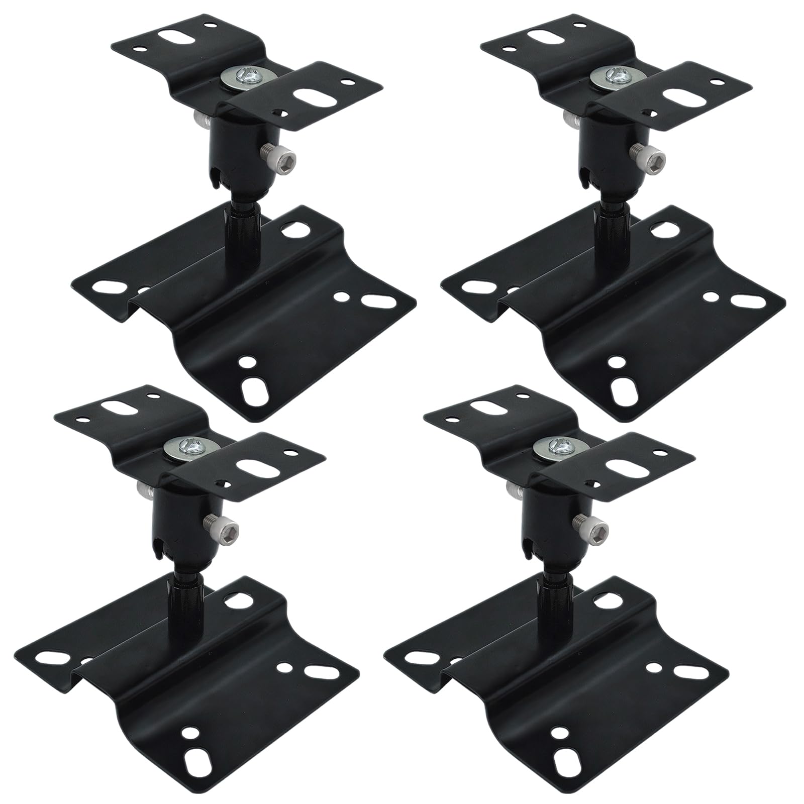 

Morisho Universal Speaker Mounting Set of 4 Brackets, Ceiling/Wall Mounting/Stand Bases, чёрный