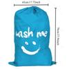 Amazon Cross border Smiling Face Printed Laundry Bag Storage Bag Bundle Drawstring Dirty Pocket