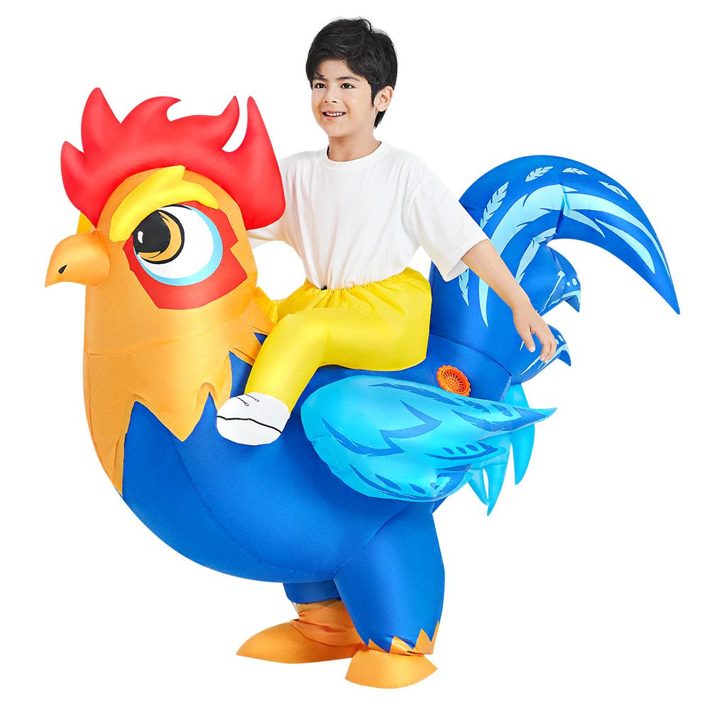 Heiße Jungen Mädchen Flamingo Dinosaurier aufblasbares Kostüm Lustiger Anzug Halloween Weihnachten Purim Anime Party Cosplay Kostüme