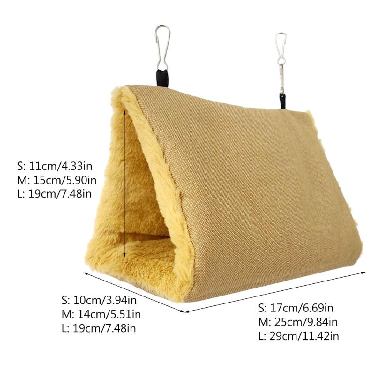 Hanging Pet Bird Cage Swing Parrot Tent Bed Cute Birdcage Perch Stand Swing Toy