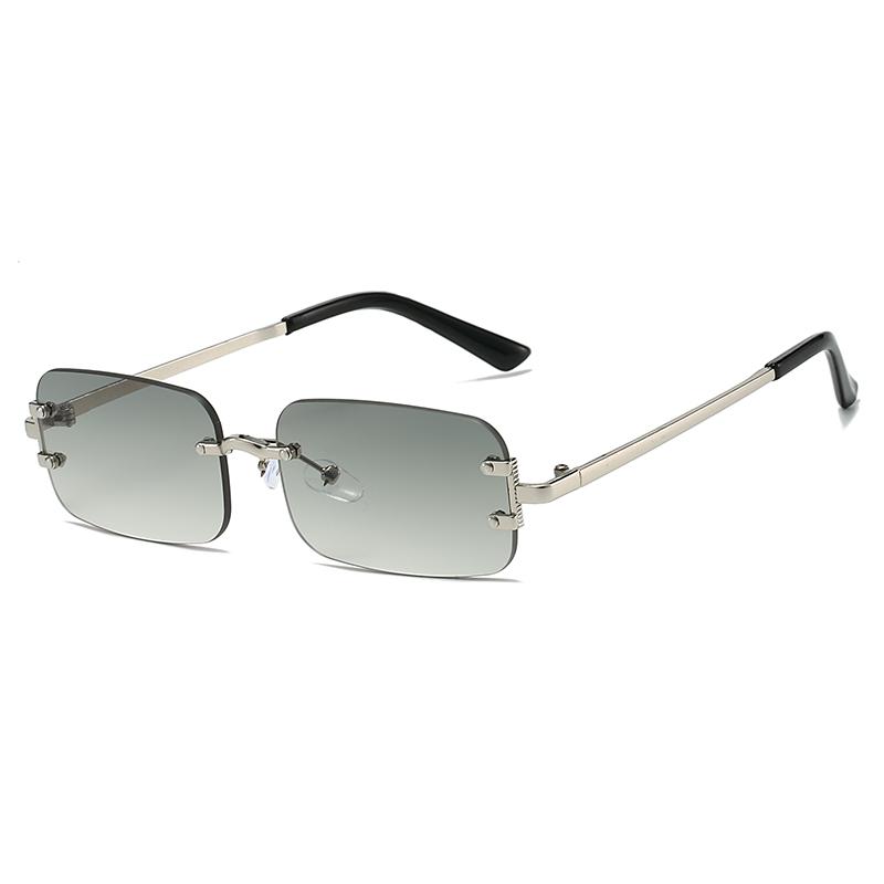 Retro Rimless Sunglasses Women Fashion Brand Sun Glasses Men Vintage Luxury Driving Sunglasses Outdoor Lady UV400 Eyewear