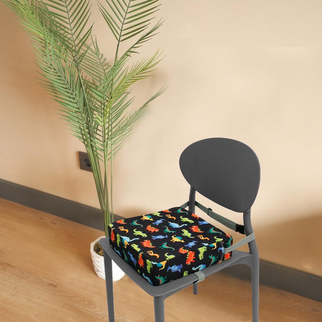 Podwyższająca poduszka na krzesło do jadalni Przenośny regulowany podwyższacz do krzesełka dla dziecka, malucha, dzieci, niemowlaka Zmywalna podkładka na siedzisko krzesła