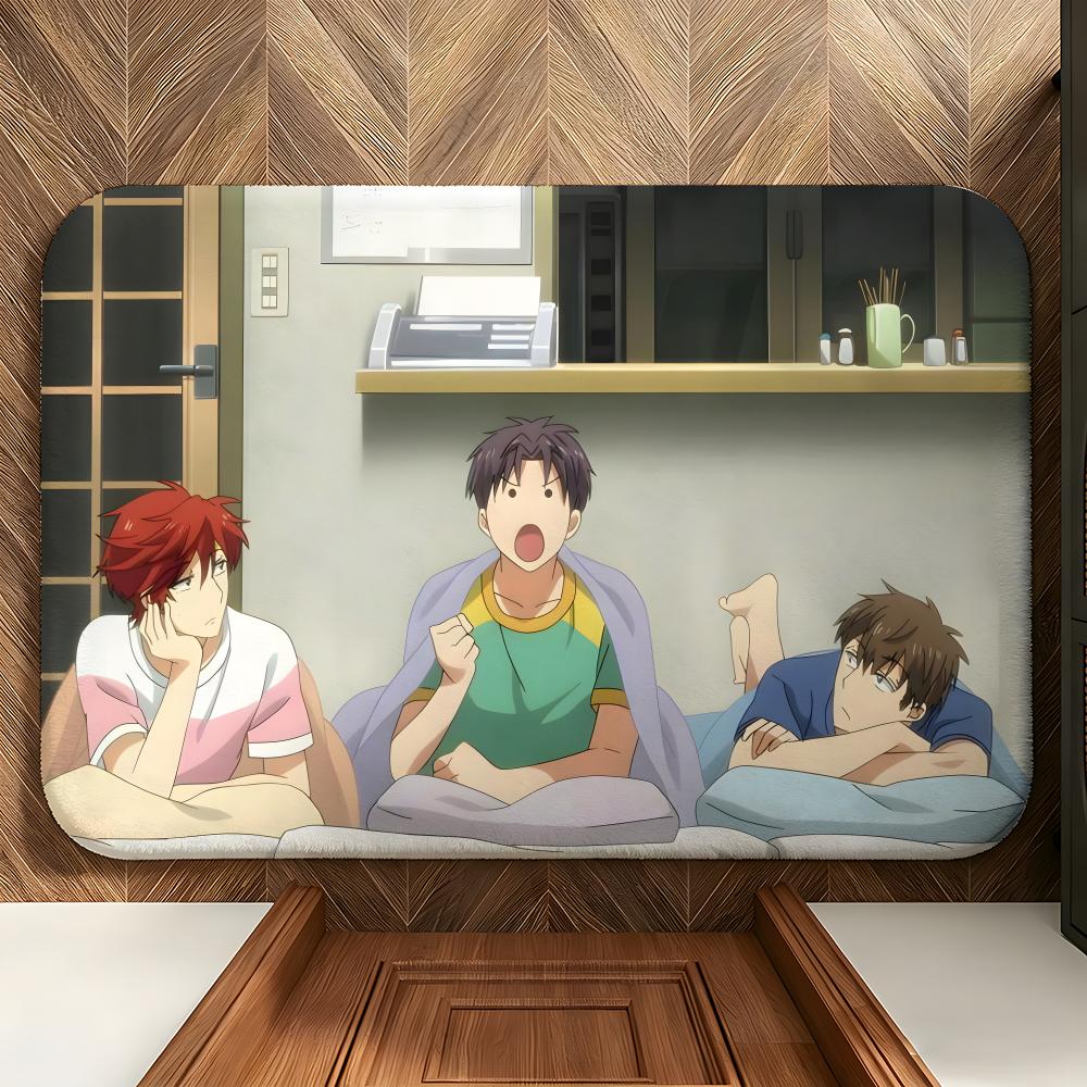 Anime Monthly Girls Nozaki-kun Floor Mat Soft Flannel Floor Mat  Suitable for Entryways, Living Rooms, Bedrooms, and Bathrooms