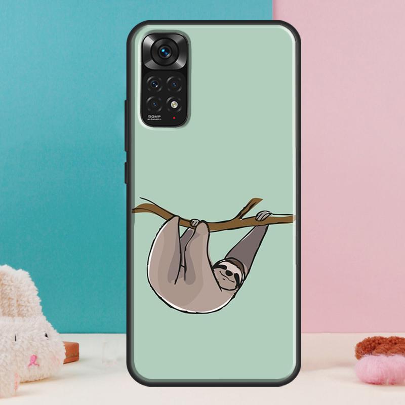 Sloth Cute Animal Case For Xiaomi Redmi Note 14 12 11 9 10 13 Pro 9S 10S 11S 12S Redmi 13C 10C 12C 14C Cover