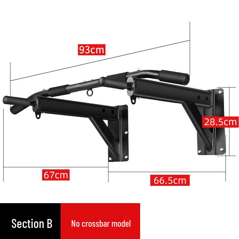 Wall-Mounted Pull-Up Bar with Sandbag Hanger
