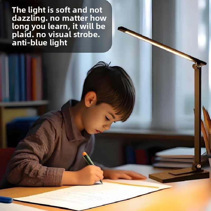 Compact Led Aluminum Desk Light With Usb Power For Students And Workers Office